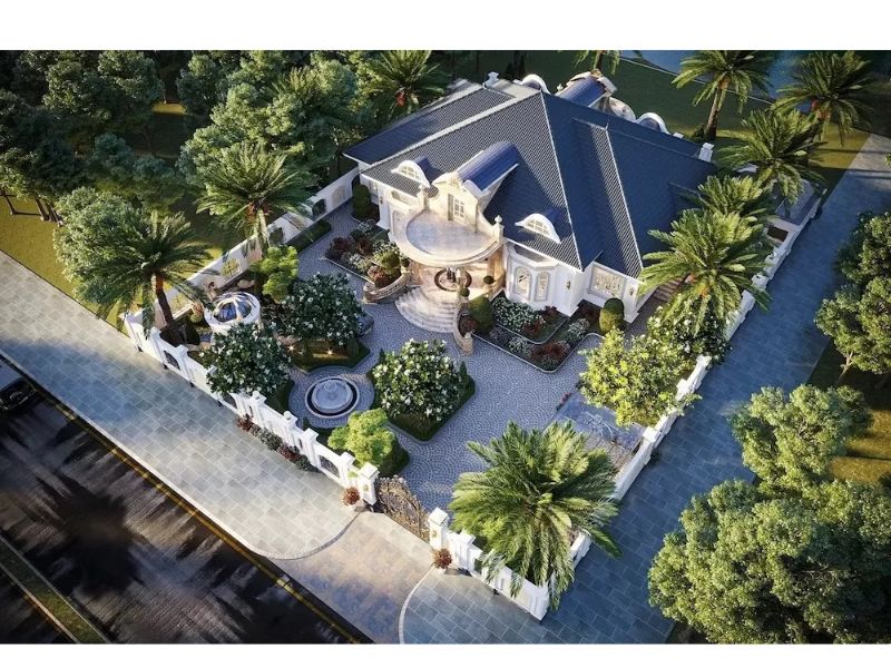 Không gian sống độc đáo trong mẫu nhà vườn 600m2