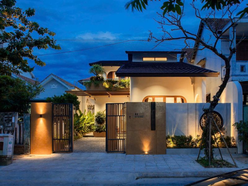 Mẫu nhà chữ L đẹp ở nông thôn