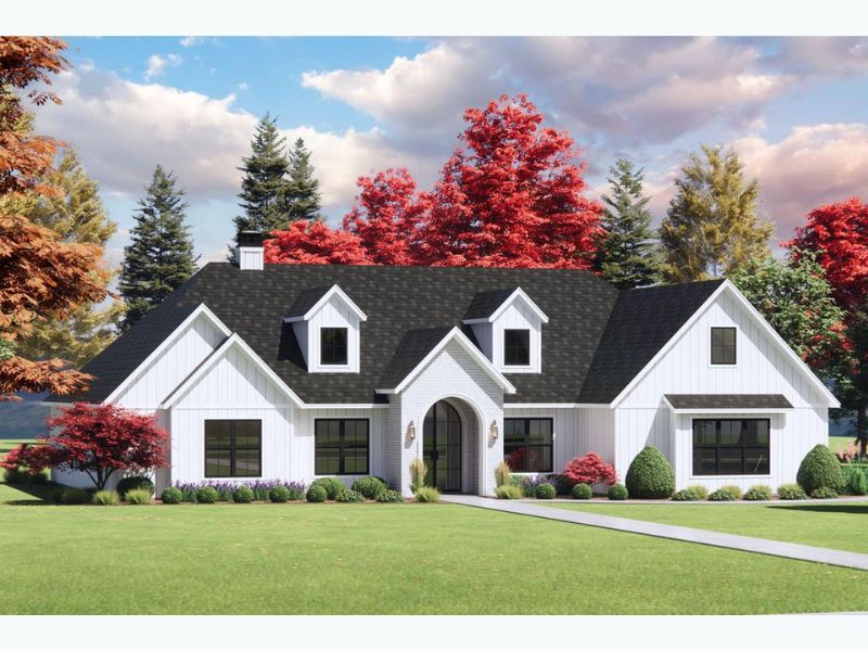 Biệt thự 1 tầng Châu Âu đẹp mắt