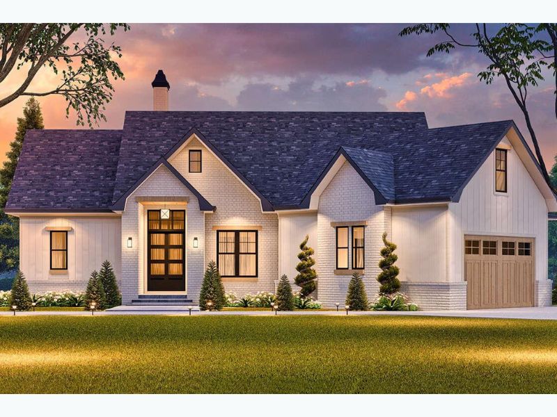 Kiến trúc biệt thự 1 tầng đẹp