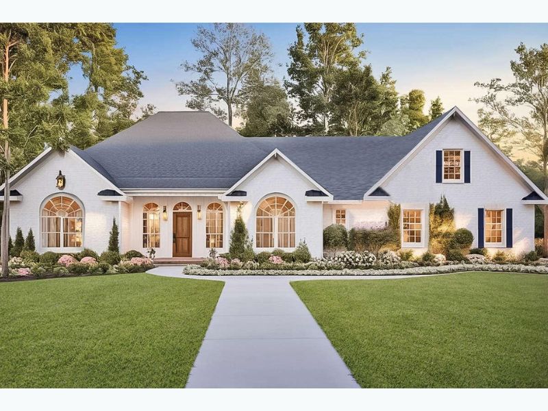 Biệt thự 1 tầng Châu Âu có sân vườn