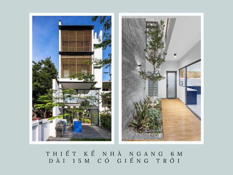 Mẫu nhà phố 6x15m 4 tầng phong cách hiện đại