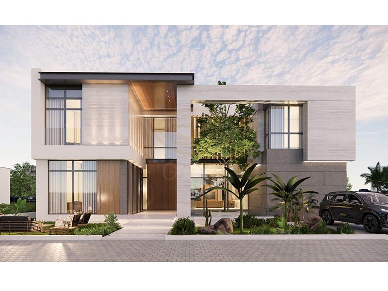 Nhà hiện đại 2 tầng sang trọng và đẳng cấp