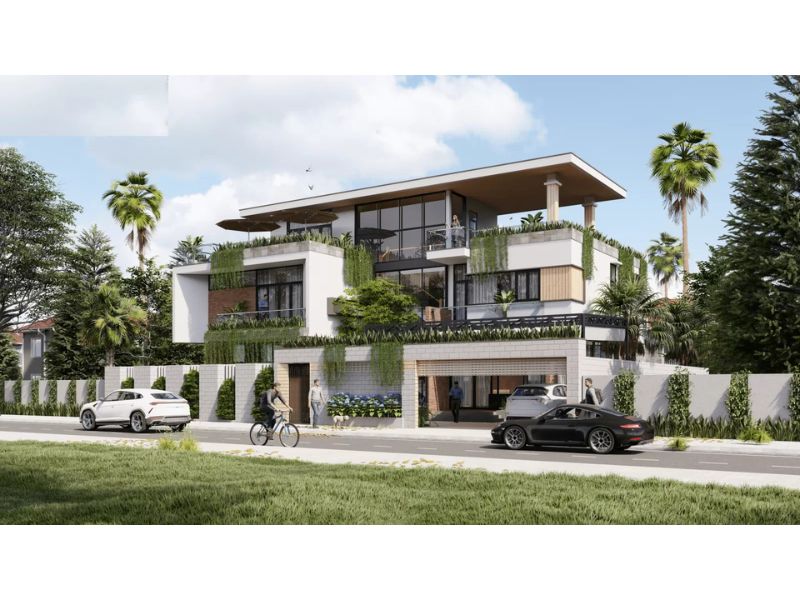 Biệt thự hòa mình với thiên nhiên 2 tầng hiện đại