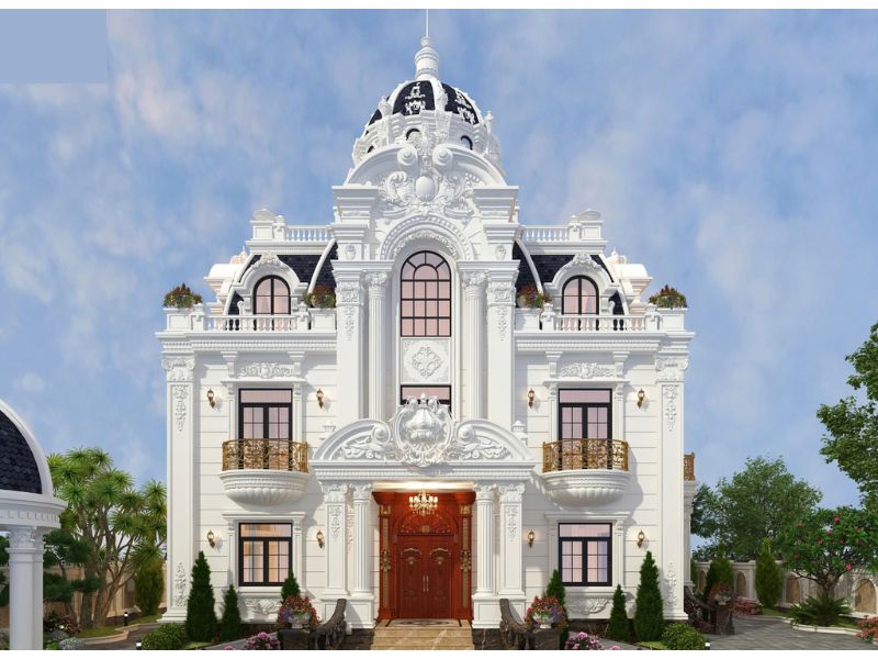 Không gian biệt thự tân cổ điển 3,4 tỷ thể hiện vị thế đẳng cấp