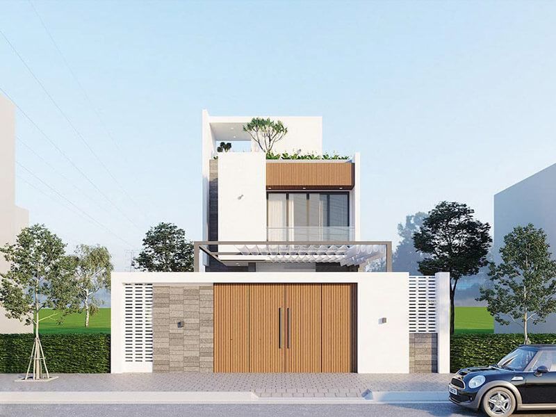 Mẫu nhà trọ 2 tầng có chỗ để xe tầng trệt rộng rãi chi phí xây dựng 1,6 tỷ 