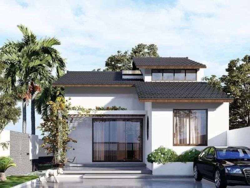 Nhà 1 tầng 1 tum rộng 90m2 tiện ích