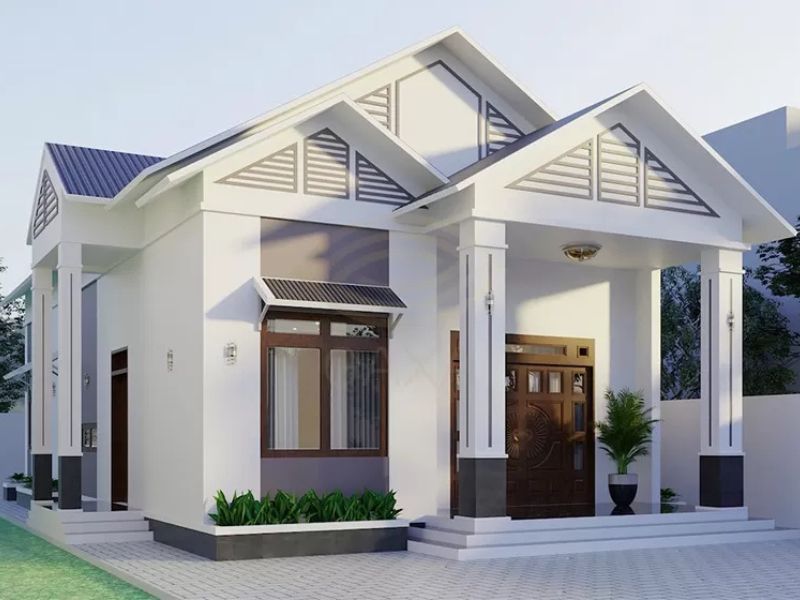 Nhà 1 tầng có sân vườn 90m2 900 triệu