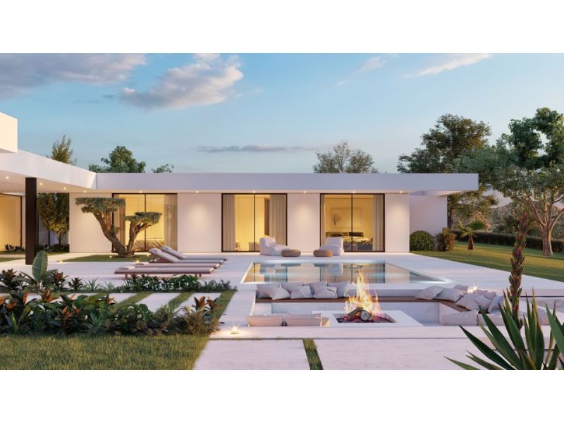 Biệt thự 1 tầng có bể bơi