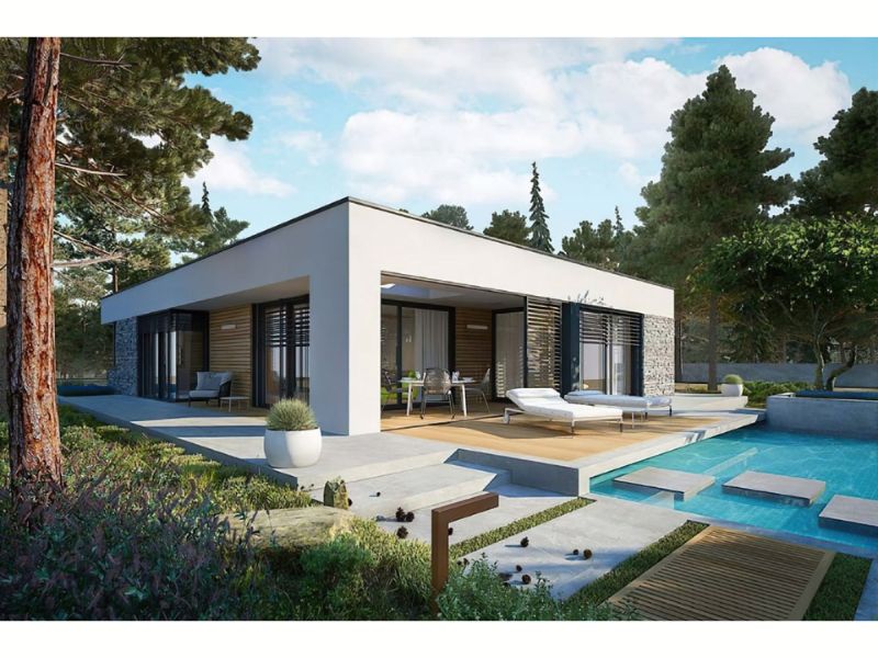 Nhà 1 tầng mái bằng đẳng cấp tại Hưng Yên