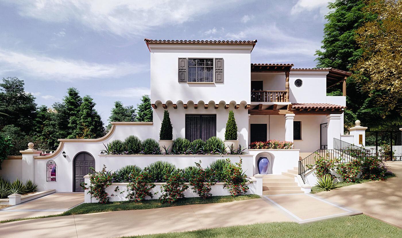 Kiến trúc sống đẳng cấp và sang trọng biệt thự địa trung hải