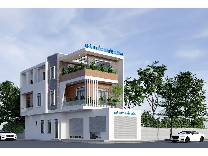 Nhà 3 tầng 7x20m kinh doanh hiệu thuốc