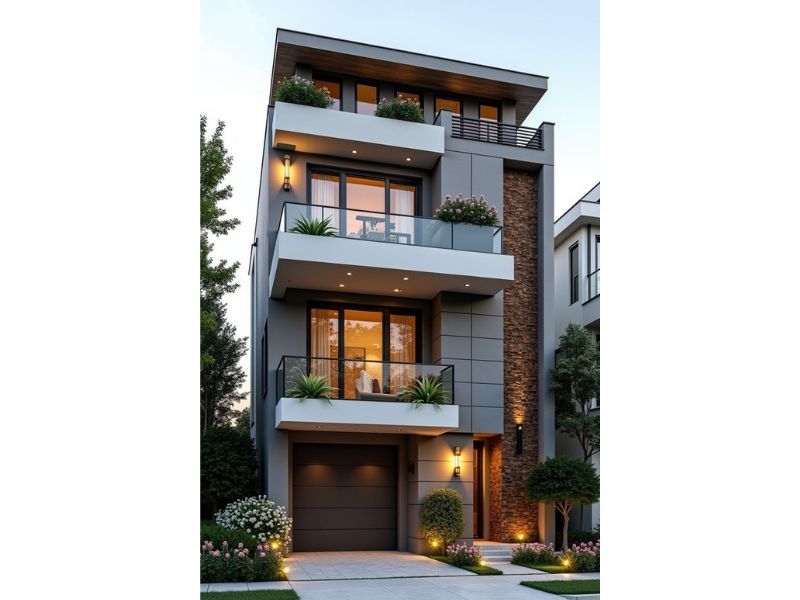 Nhà 3 tầng hiện đại và đẳng cấp tại Hà Nội