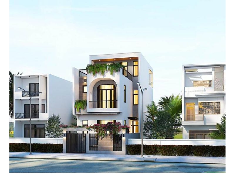 Nhà phố hiện đại mái bằng mặt tiền 7m