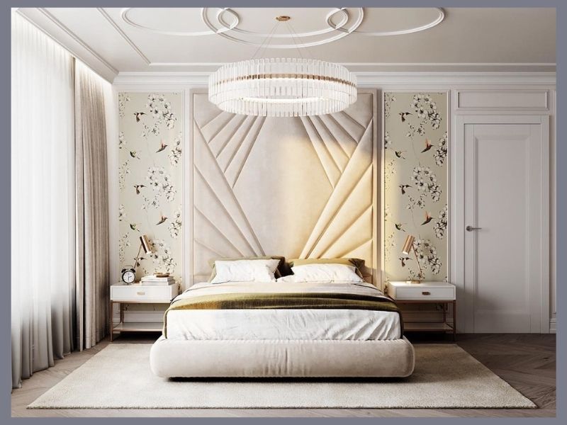 Nội thất phòng ngủ sang trọng với thiết kế khách sạn mặt tiền 8m