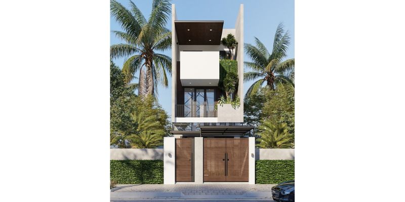 Mẫu nhà 3 tầng vuông vắn chắc chắn mặt tiền 4m