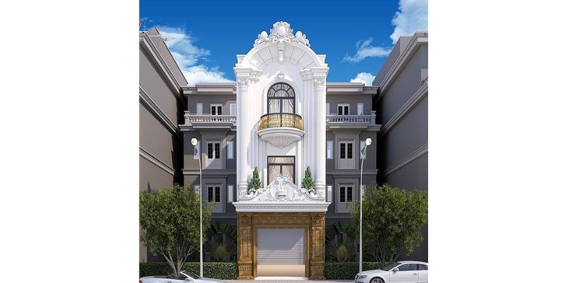 Kiến trúc nhà 3 tầng xa hoa lộng lẫy