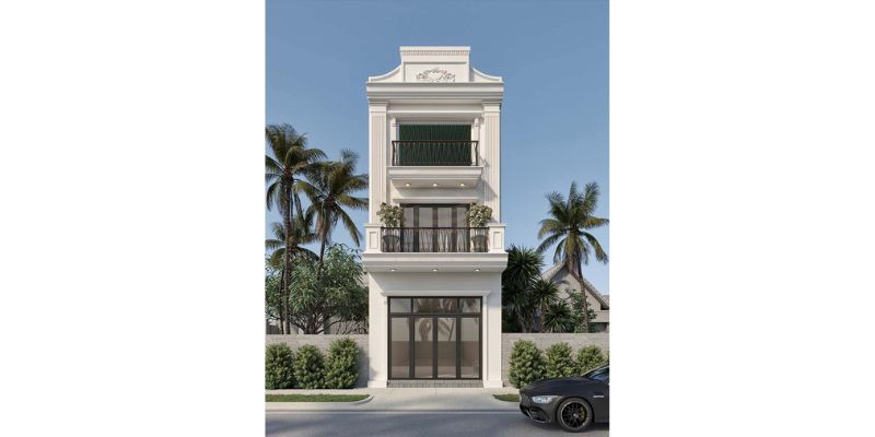 Không gian sống nhà 3 tầng đẳng cấp mái bằng