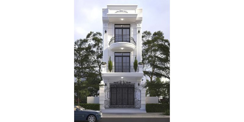 Nhà 3 tầng mặt tiền 4m sâu 20m