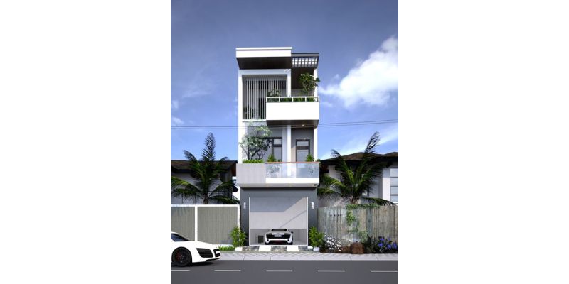 Không gian sống đẳng cấp trong căn nhà 3 tầng có gara