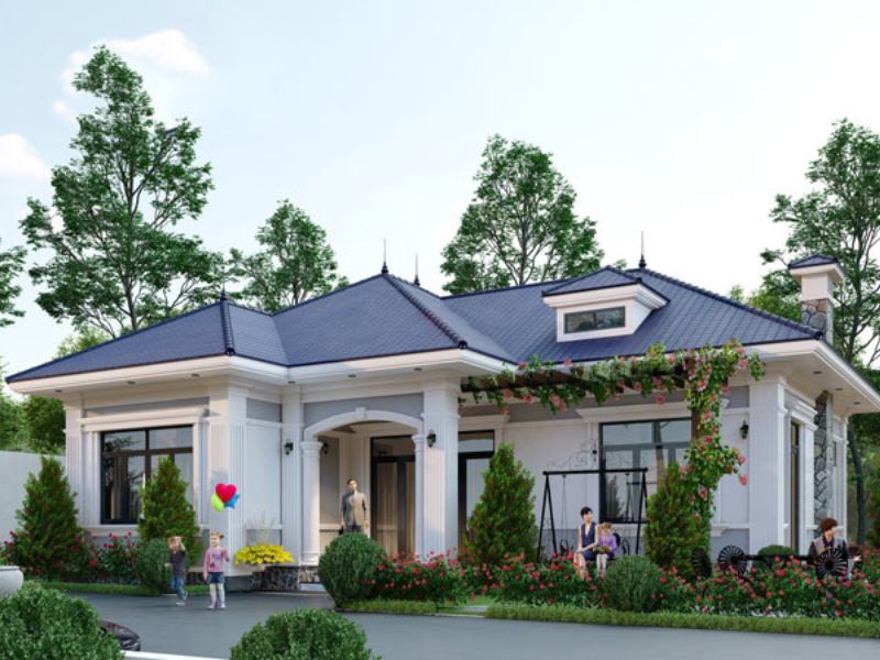 Nhà 1.5 tầng tân cổ điển đẳng cấp tại Hà Nam