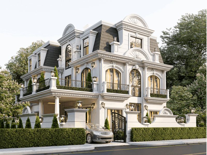 Thiết kế tum tăng sự thoáng đãng cho ngôi biệt thự 3 tầng 