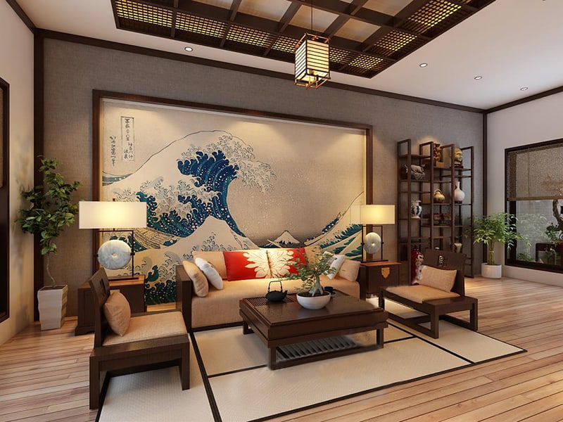 Chọn nội thất phù hợp với phong cách nhà mái Nhật