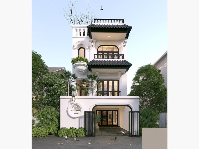 Mẫu nhà 1 trệt 2 lầu 4x15 ghi dấu phong cách cá nhân