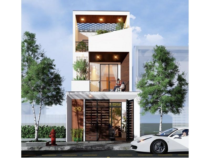 Không gian sống tiện nghi và ấm cúng của mẫu nhà 1 trệt 2 lầu 4x15