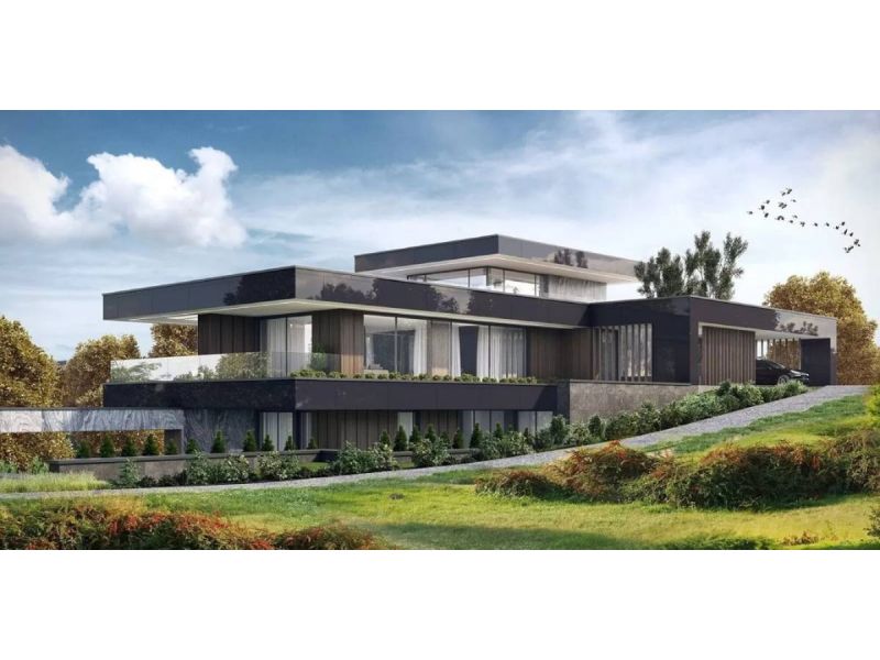 Không gian biệt thự 3 tầng mái bằng