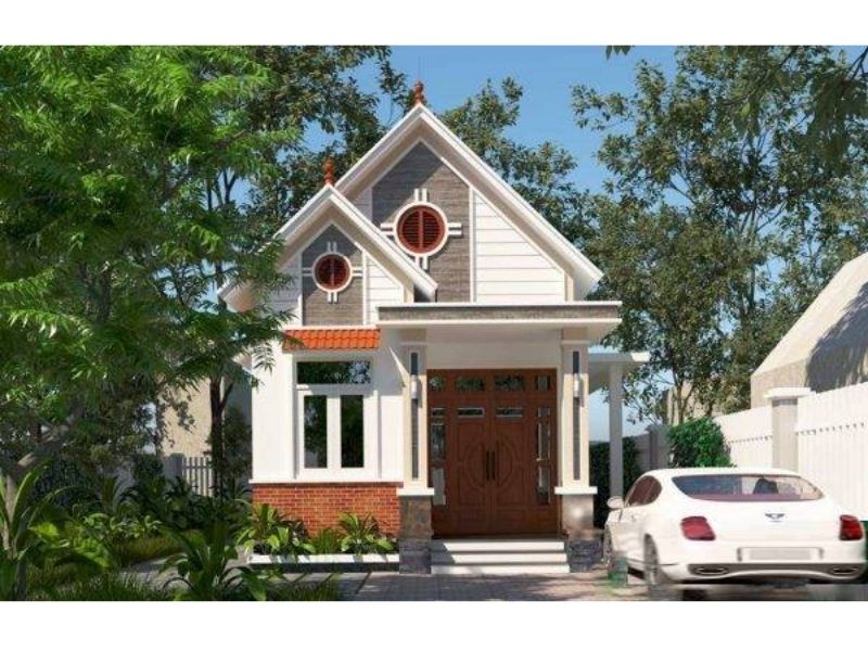 Nhà cấp 4 kích thước 6x25m mái Thái đỏ gần gũi 