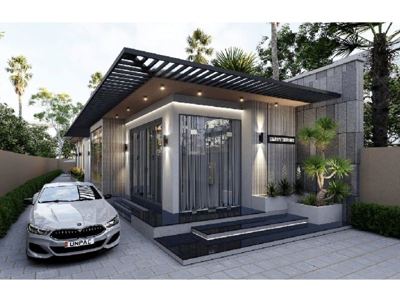Nhà cấp 4 6x25 3 phòng ngủ sử dụng vật liệu cao cấp, hiện đại 