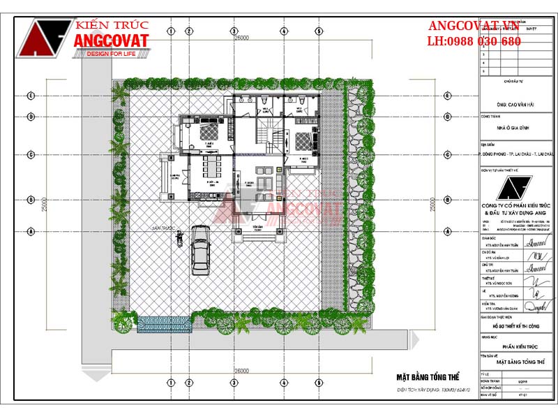 mẫu thiết kế nhà trên đất hình vuông