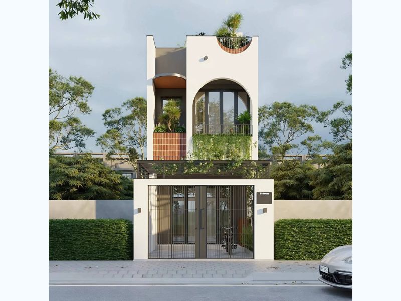Chia sẻ mẫu nhà ngang 6m hài hòa giữa thiết kế và thiên nhiên