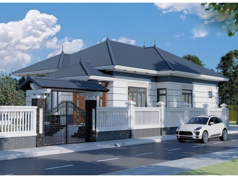 Một vài ưu điểm đáng chú ý của mẫu nhà 1 tầng 9x11m