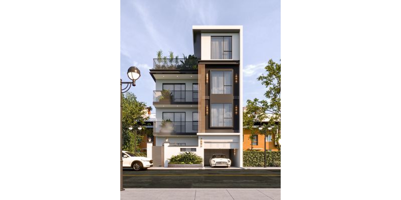 Kiến trúc nhà đẹp có tầng hầm đẳng cấp