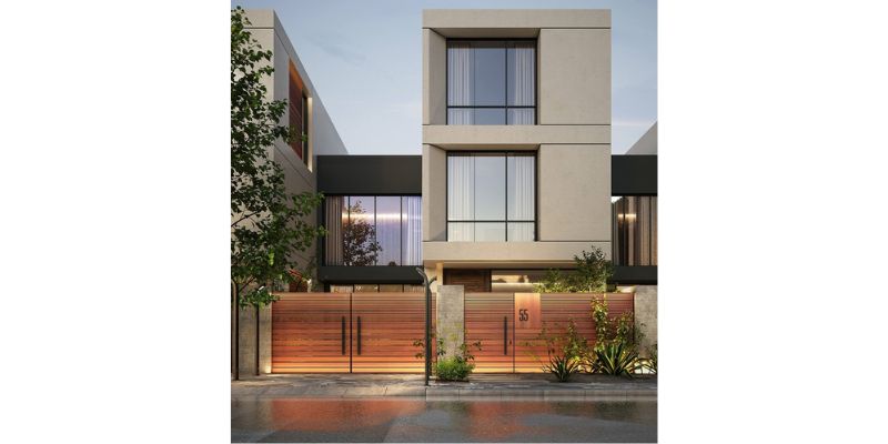 Nhà 3 tầng có hầm để xe riêng