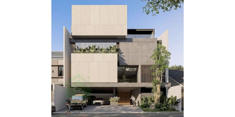 Biệt thự 3 tầng sang trọng và đẳng cấp có hầm để xe