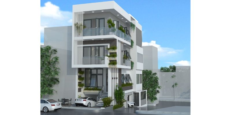 Nhà 2 mặt tiền có tầng hầm 3 tầng