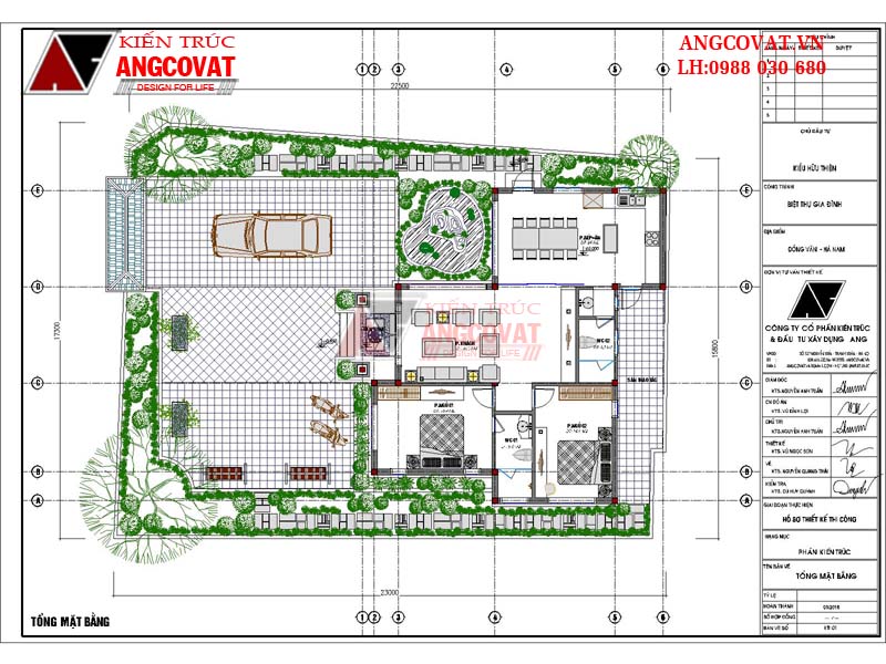 File autocad thiết kế chi tiết sân vườn cho resort và biệt thự