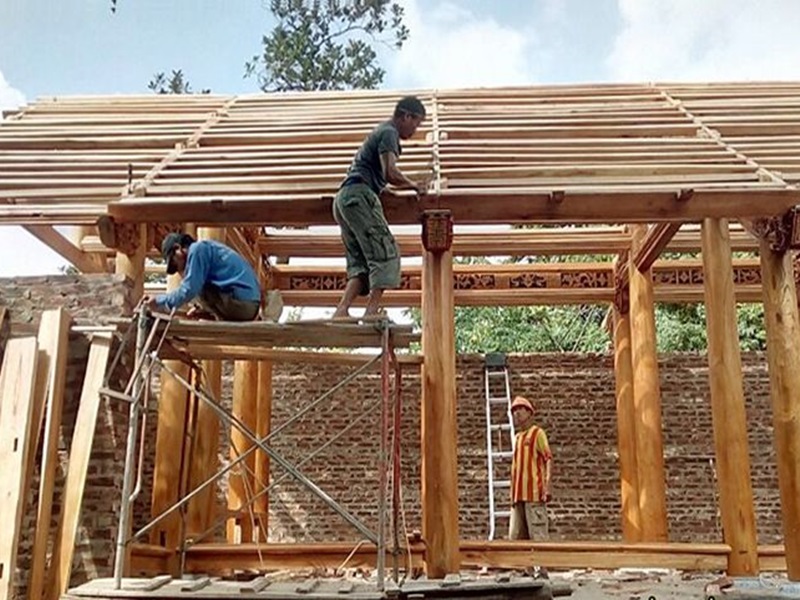 thiết kế nhà gỗ truyền thống