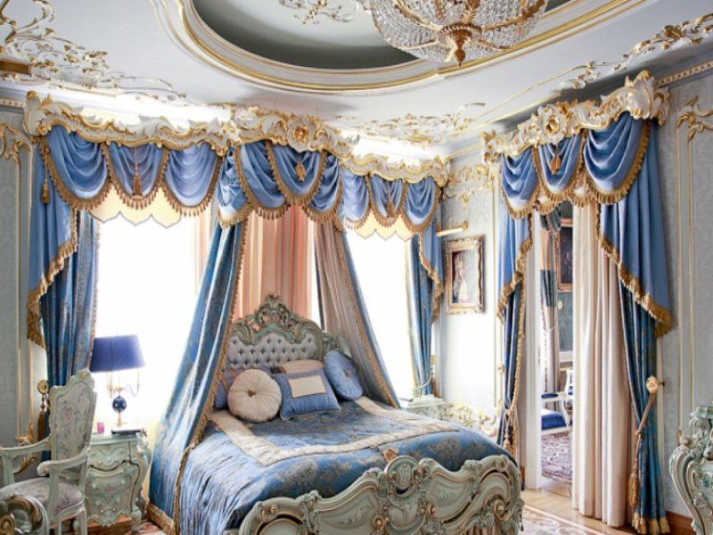 phong cách kiến trúc rococo nội thất phòng ngủ đẹp