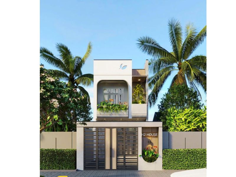 Xu hướng xây mẫu nhà phố 1 trệt 1 lầu 80m2 đơn giản mà thời thượng với ngân sách trọn gói dưới 1 tỷ 4