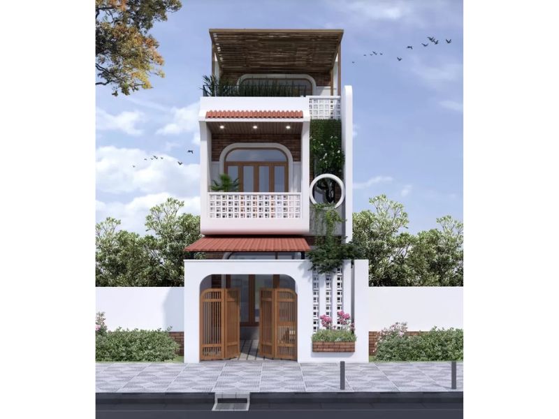 Nhà đẹp 3 tầng mang vẻ đẹp tinh tế