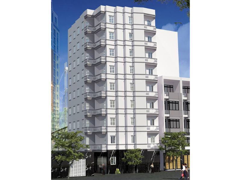 Tòa chung cư mini cao ở Hà Nội