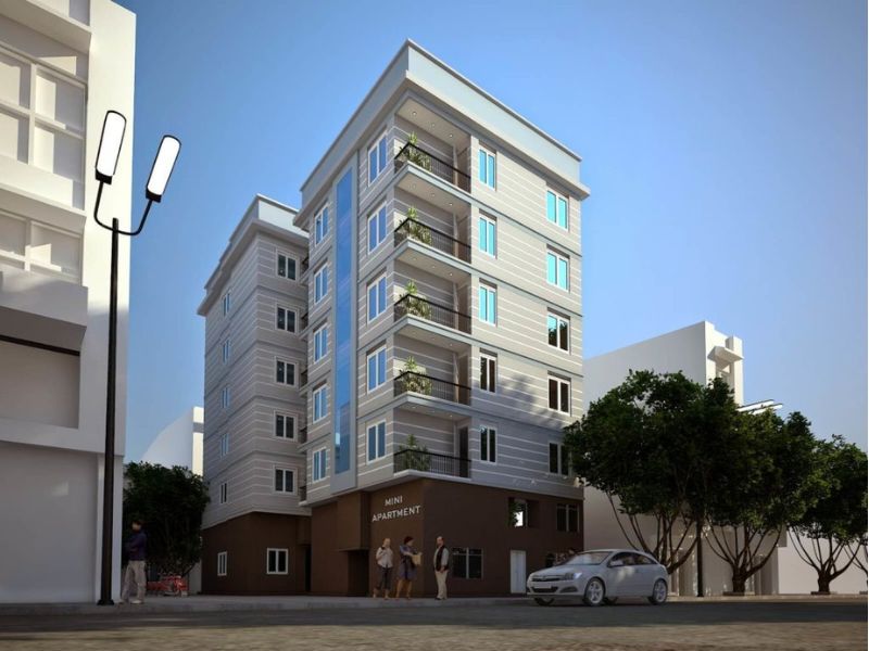Chung cư mini 50m2 kiến trúc hiện đại