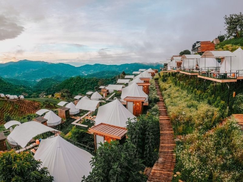Thiết kế homestay dạng lều ngắm cảnh cực thư giãn 