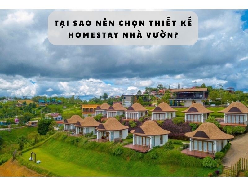 Những ưu điểm khi thiết kế homestay nhà vườn