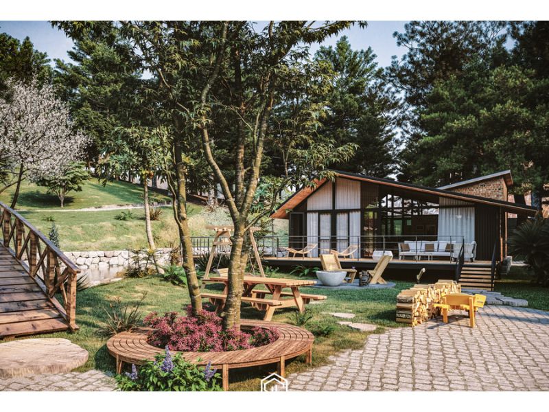 Không gian nghỉ dưỡng thoải mái, thư giãn trong ngôi homestay thiết kế mở 