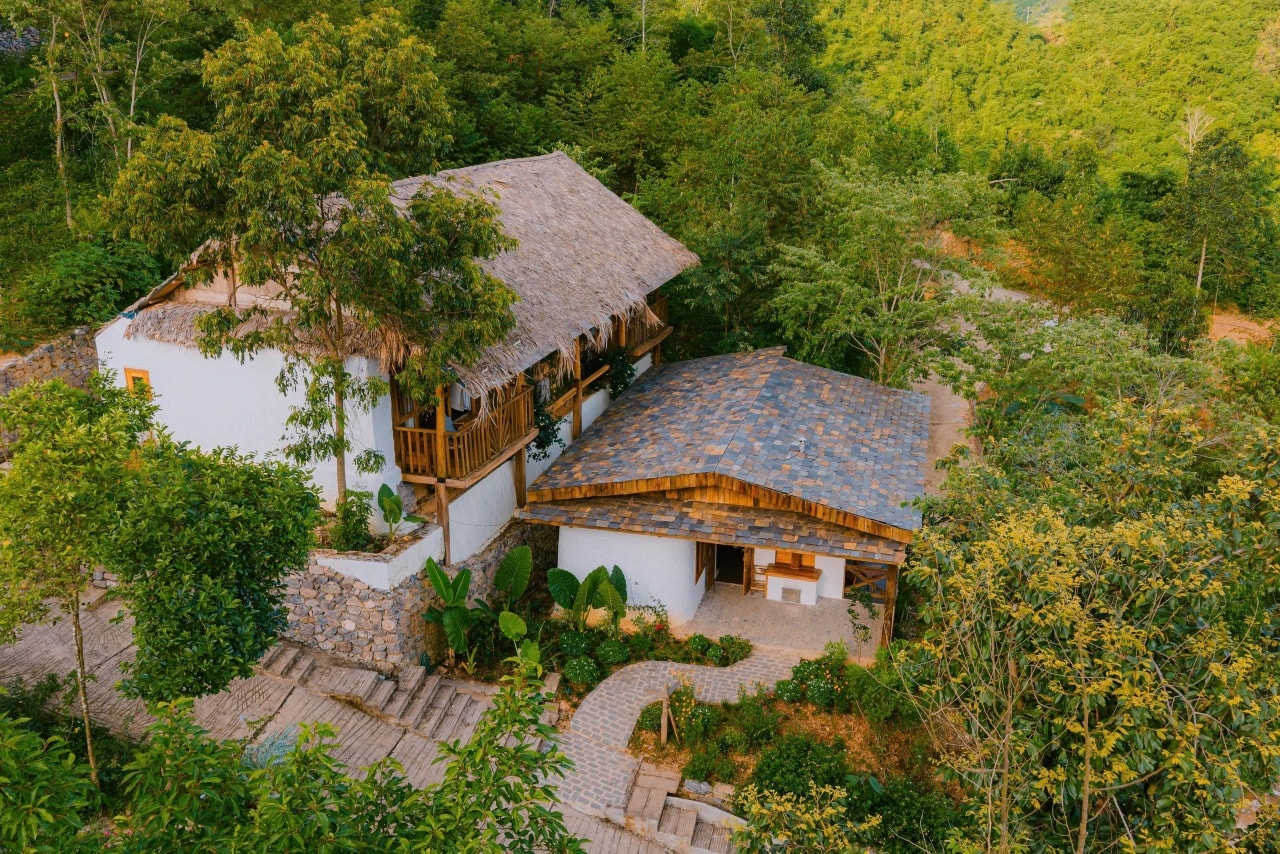 Hometstay nhà vườn tọa lạc giữa đồi núi thiên nhiên xanh mát